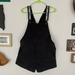 Dickies Black Overalls Shorts Women’s Large